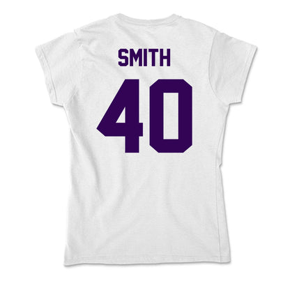 Kansas State - NCAA Baseball : Miles Smith - Soft Style Women’s T-Shirt-1