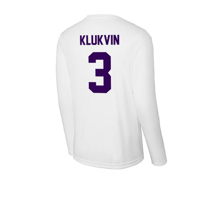 Kansas State - NCAA Women's Volleyball : Alex Klukvin - Activewear Long Sleeve T-Shirt-1