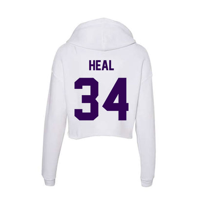 Kansas State - NCAA Women's Basketball : Tess Heal - Women's Crop Fleece Hoodie-1