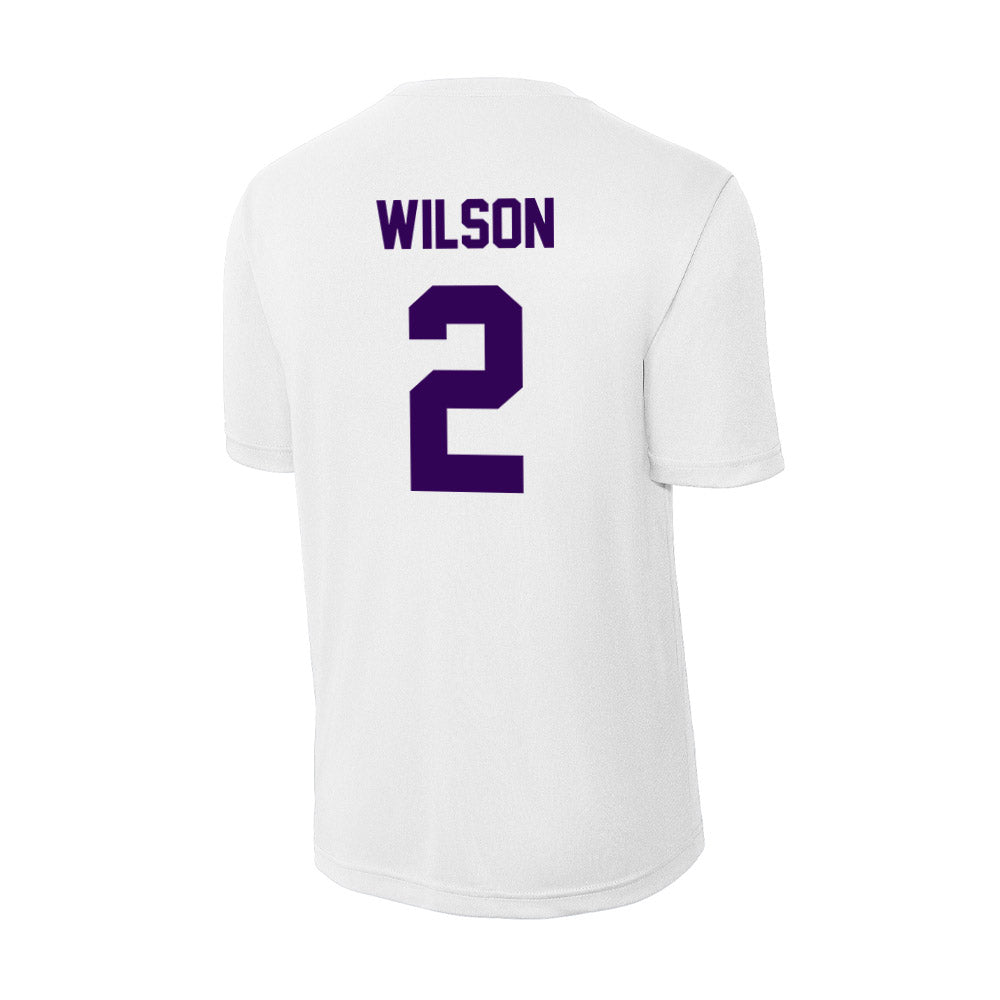 Kansas State - NCAA Men's Basketball : Exavier Wilson - Activewear T-Shirt-1