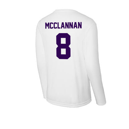 Kansas State - NCAA Football : Simon McClannan - Activewear Long Sleeve T-Shirt-1