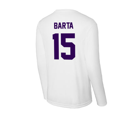 Kansas State - NCAA Football : Callen Barta - Activewear Long Sleeve T-Shirt-1