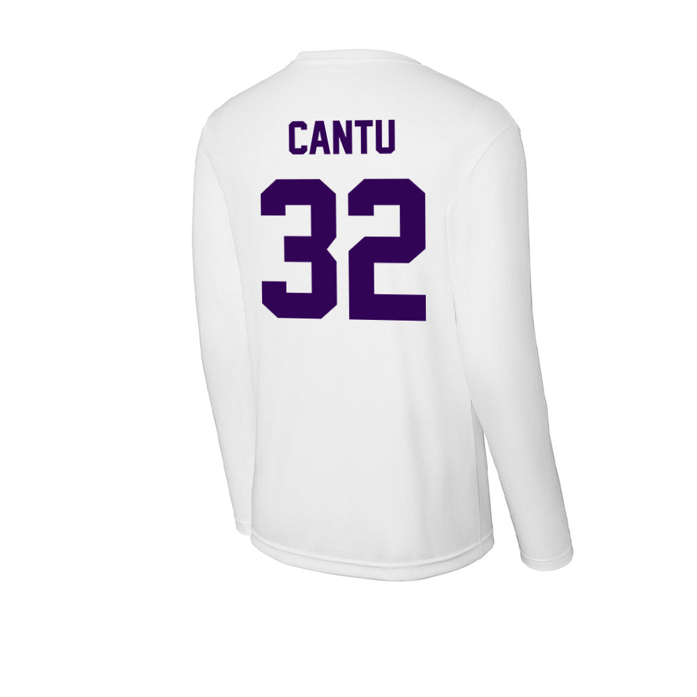 Kansas State - NCAA Football : Evan Cantu - Activewear Long Sleeve T-Shirt-1