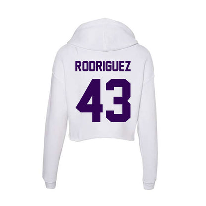 Kansas State - NCAA Football : Luis Rodriguez - Women's Crop Fleece Hoodie-1
