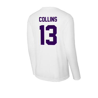 Kansas State - NCAA Football : RJ Collins - Activewear Long Sleeve T-Shirt-1