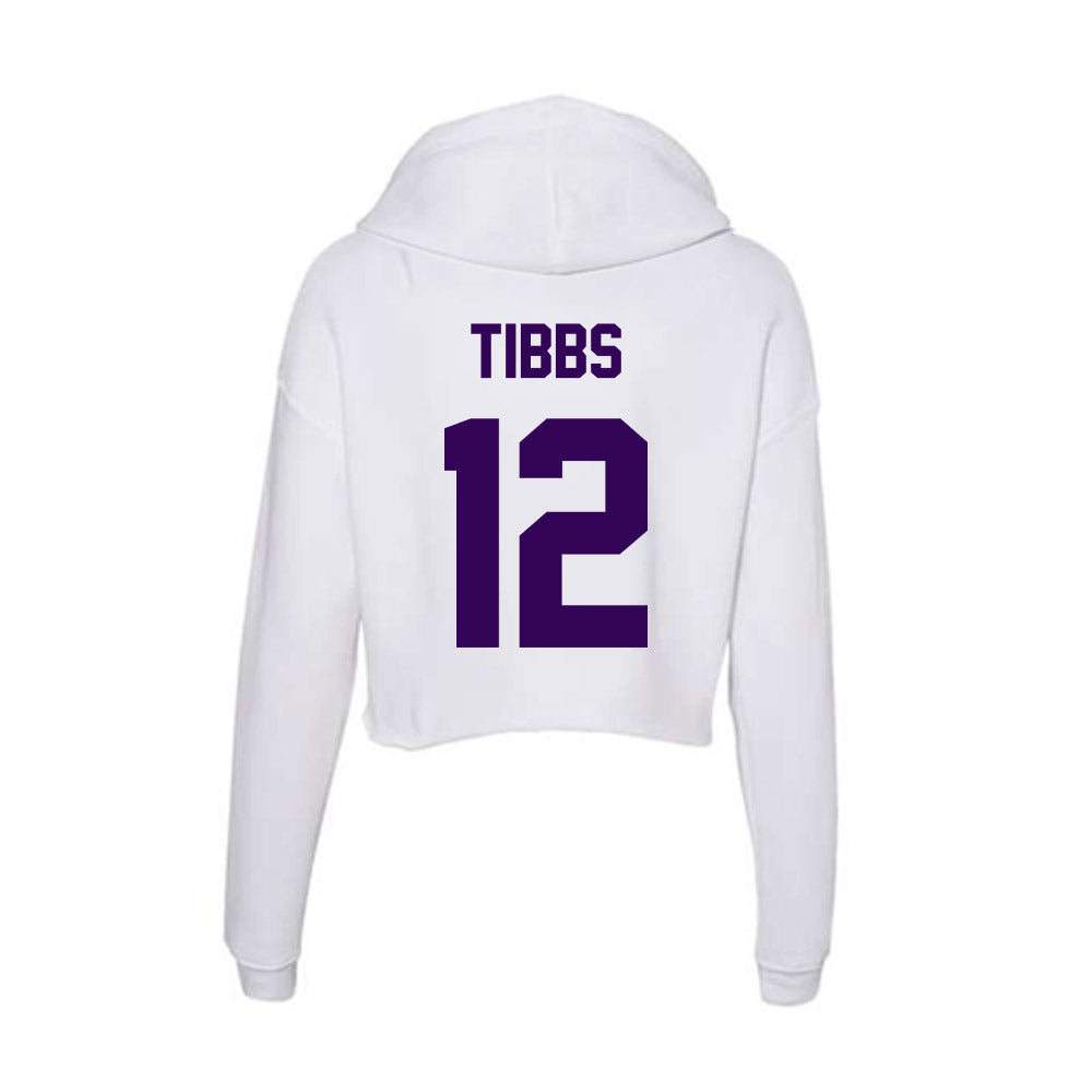 Kansas State - NCAA Football : Jaron Tibbs - Women's Crop Fleece Hoodie-1