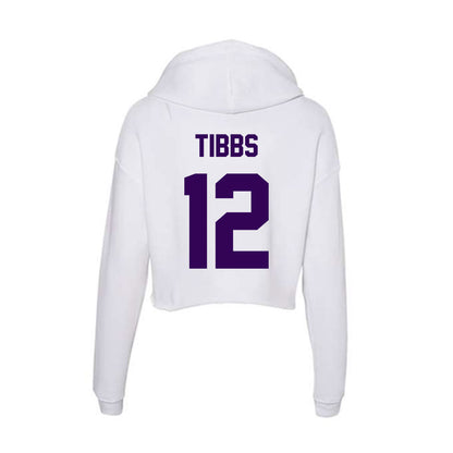 Kansas State - NCAA Football : Jaron Tibbs - Women's Crop Fleece Hoodie-1