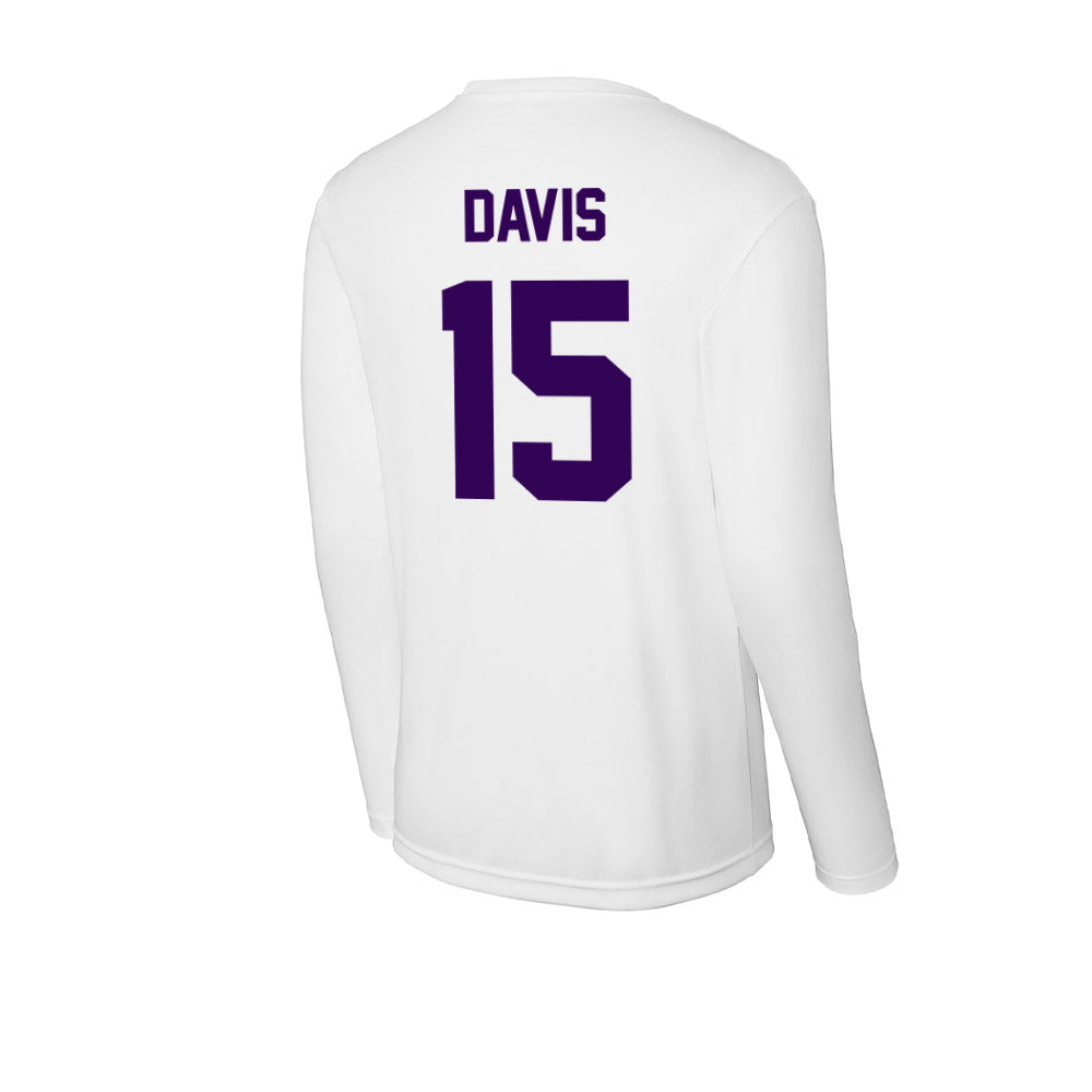 Kansas State - NCAA Football : trae davis - Activewear Long Sleeve T-Shirt-1