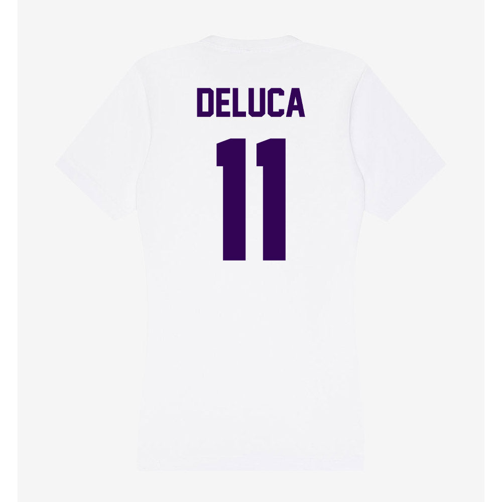 Kansas State - NCAA Women's Soccer : Emerson DeLuca - Women's V-Neck T-Shirt-1