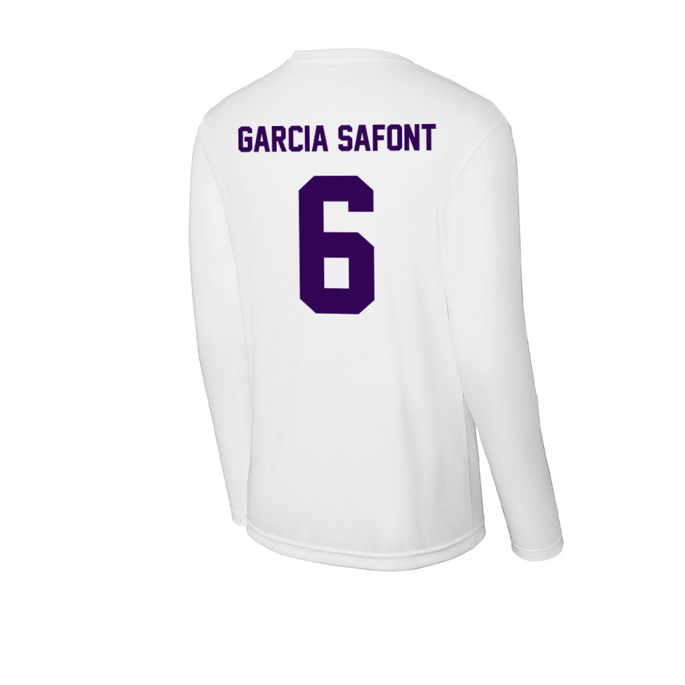 Kansas State - NCAA Women's Basketball : Gina Garcia Safont - Activewear Long Sleeve T-Shirt-1