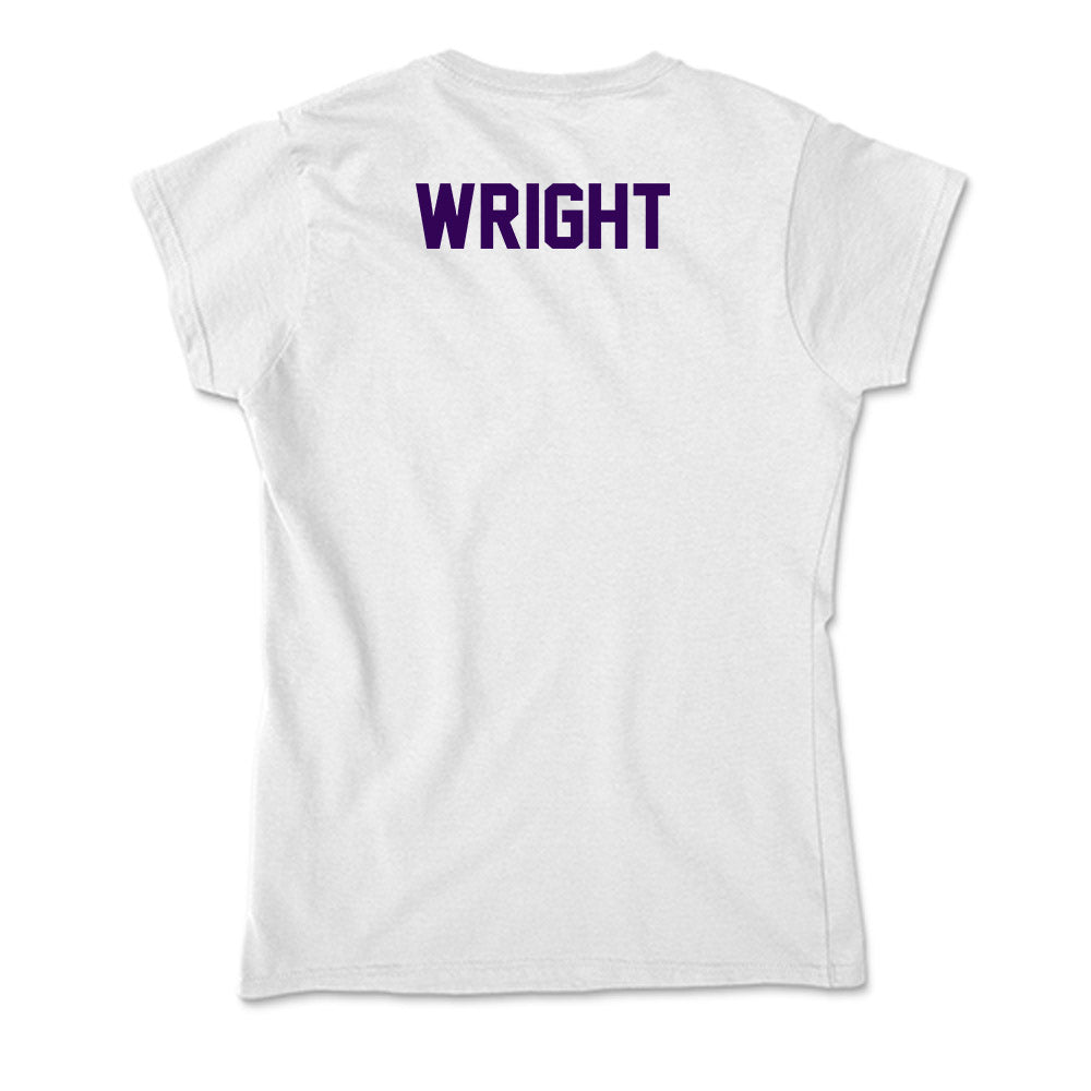 Kansas State - NCAA Women's Track & Field : Delaney Wright - Soft Style Women’s T-Shirt-1