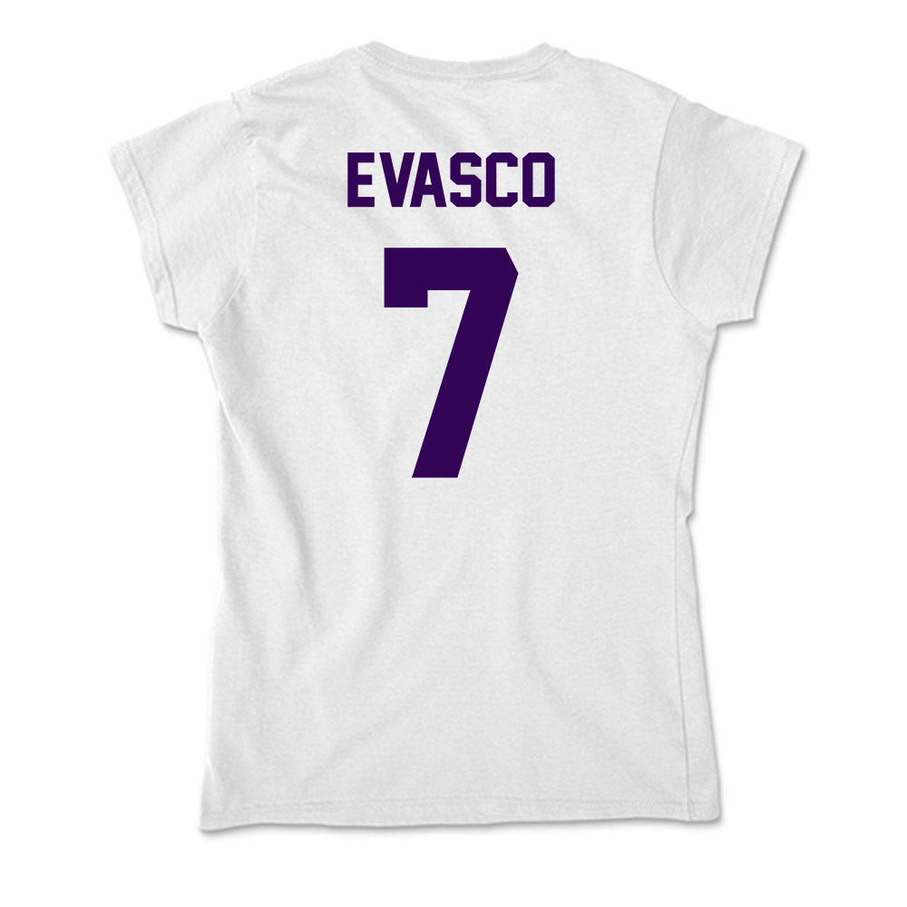 Kansas State - NCAA Baseball : Aj Evasco - Soft Style Women’s T-Shirt-1