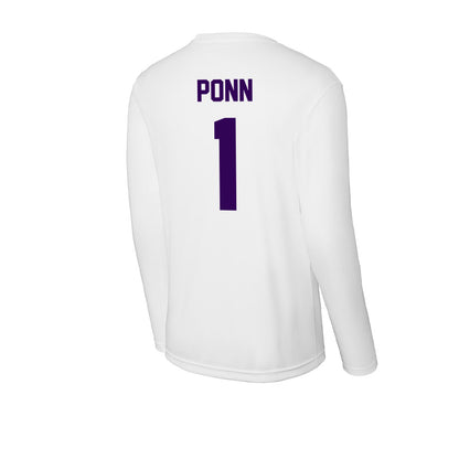 Kansas State - NCAA Women's Volleyball : Caleigh Ponn - Activewear Long Sleeve T-Shirt-1
