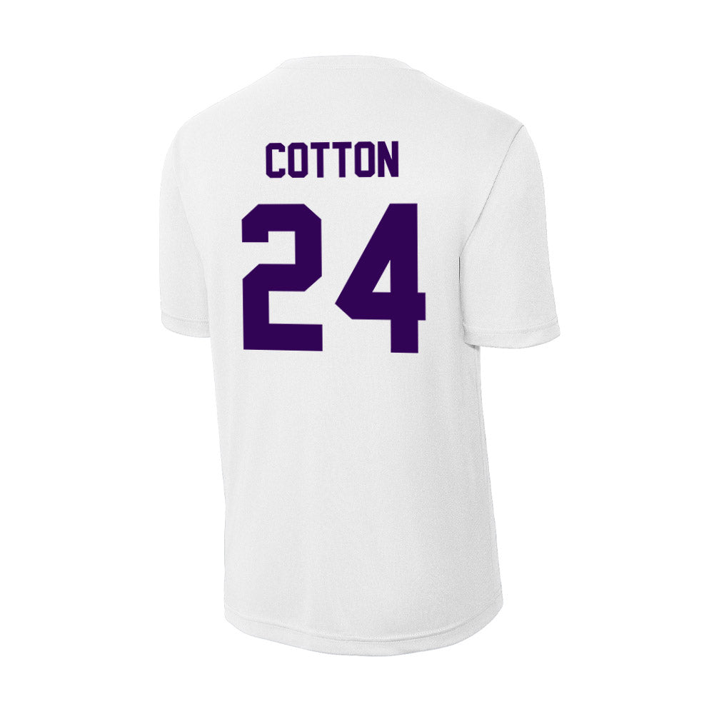Kansas State - NCAA Women's Basketball : Jenessa Cotton - Activewear T-Shirt-1