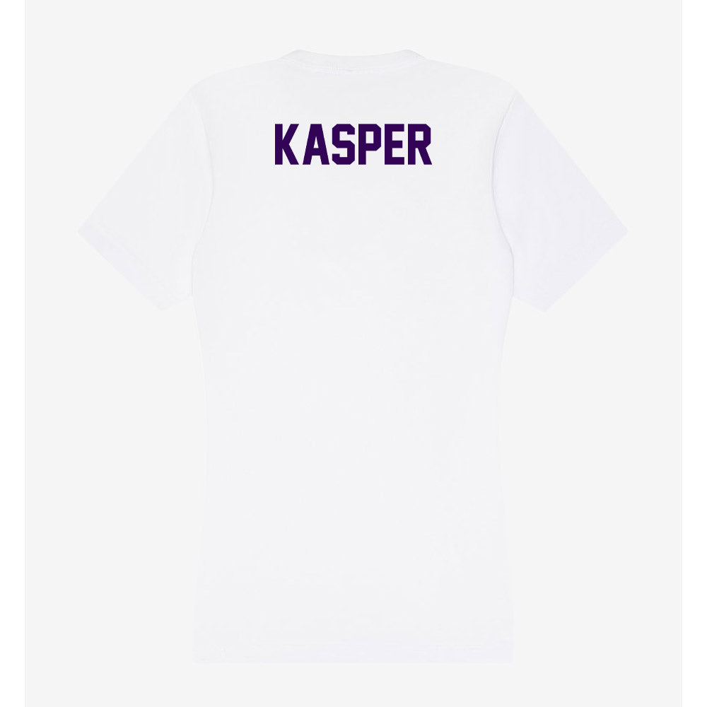 Kansas State - NCAA Women's Track & Field : Reese Kasper - Women's V-Neck T-Shirt-1