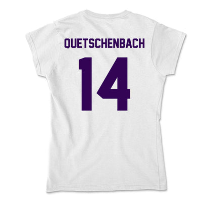 Kansas State - NCAA Baseball : Jack Quetschenbach - Soft Style Women’s T-Shirt-1