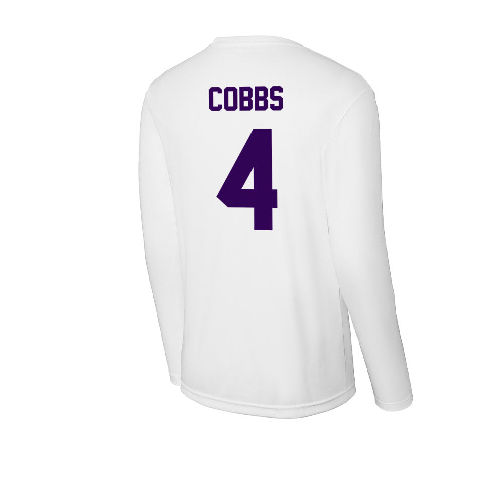 Kansas State - NCAA Football : Daniel Cobbs - Activewear Long Sleeve T-Shirt-1