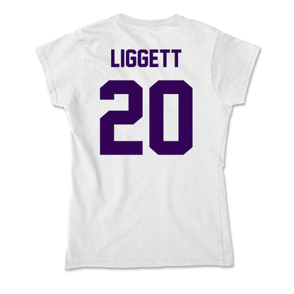 Kansas State - NCAA Baseball : Carson Liggett - Soft Style Women’s T-Shirt-1
