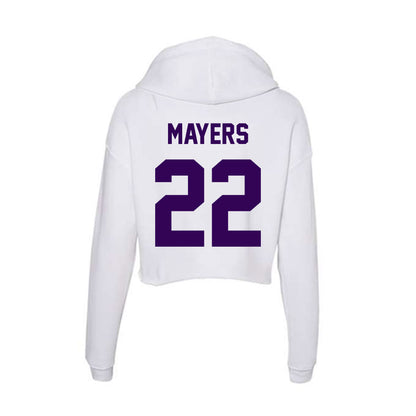 Kansas State - NCAA Women's Soccer : Langley Mayers - Women's Crop Fleece Hoodie-1