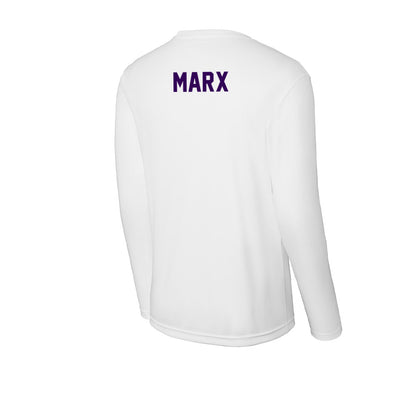 Kansas State - NCAA Men's Track & Field : Riley Marx - Activewear Long Sleeve T-Shirt-1