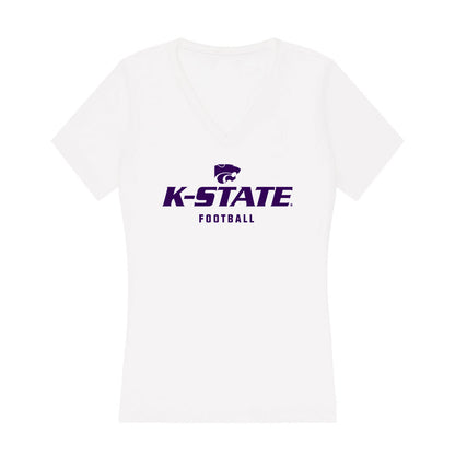 Kansas State - NCAA Football : RJ Collins - Women's V-Neck T-Shirt-0
