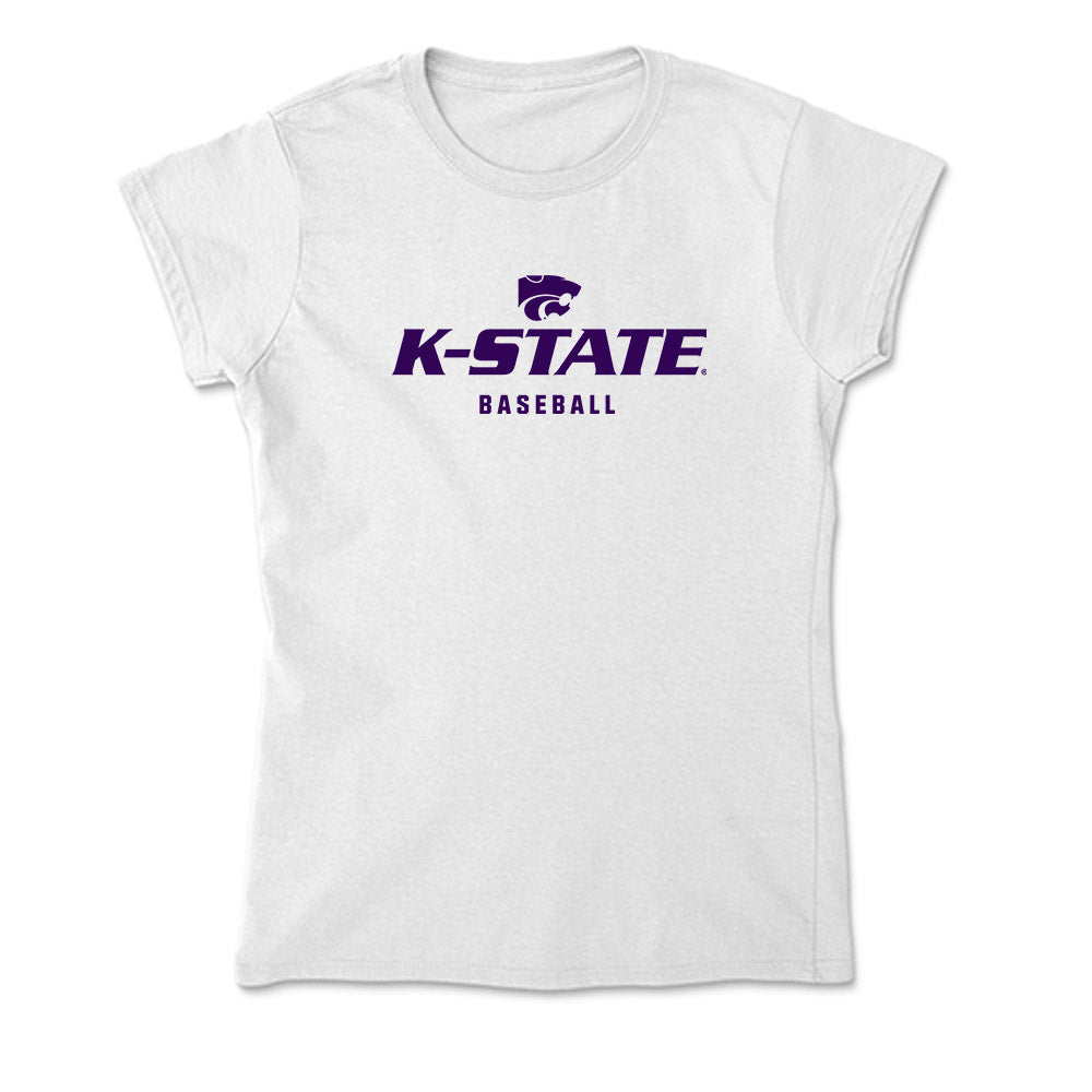 Kansas State - NCAA Baseball : Lincoln Sheffield - Soft Style Women’s T-Shirt-0