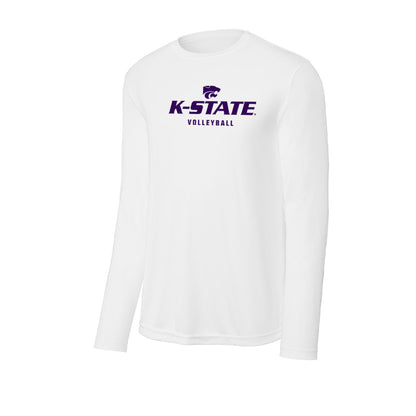 Kansas State - NCAA Women's Volleyball : Ella Larkin - Activewear Long Sleeve T-Shirt-0