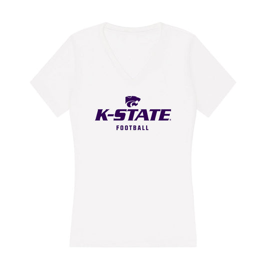 Kansas State - NCAA Football : Jordan Allen - Women's V-Neck T-Shirt-0