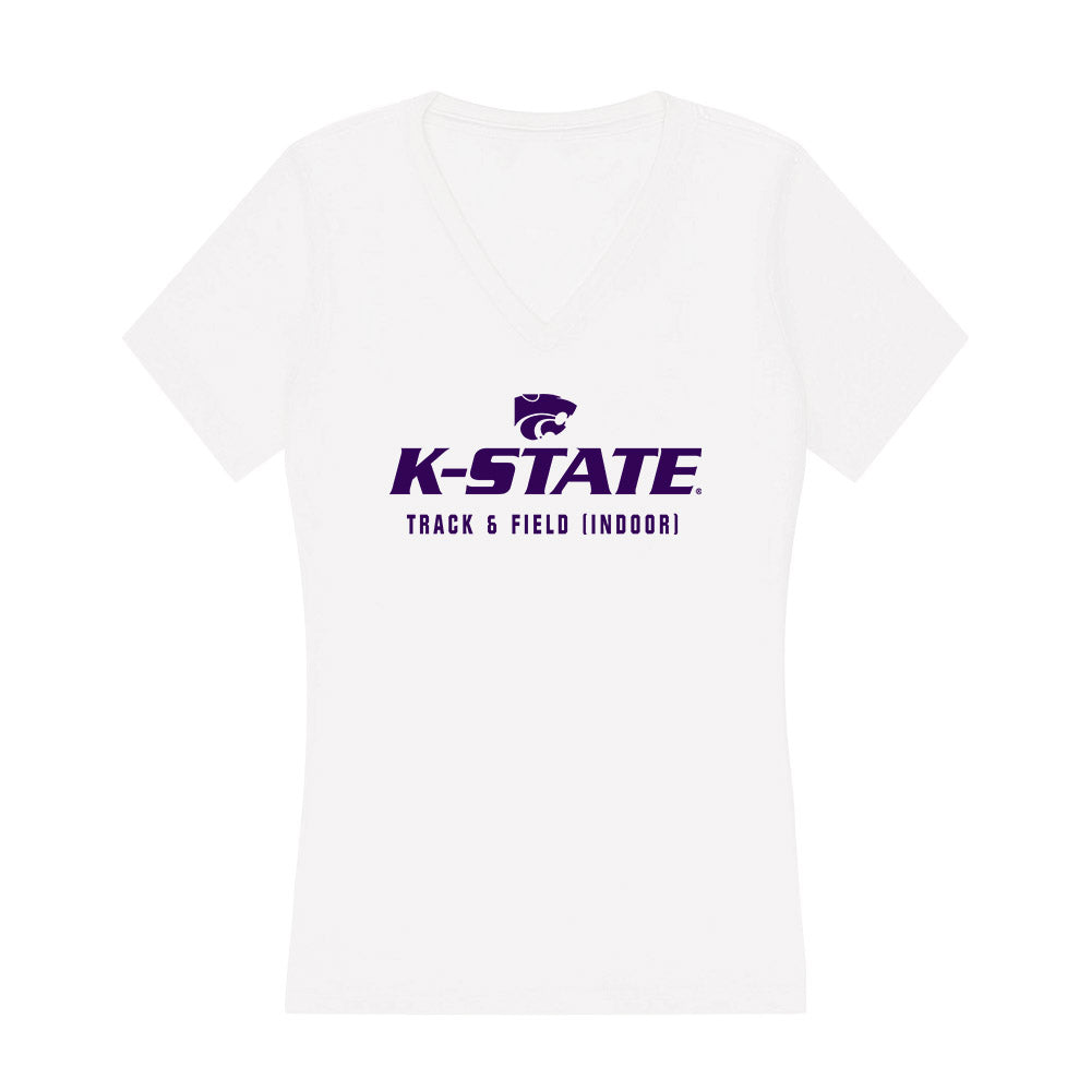 Kansas State - NCAA Women's Track & Field : Tamaiah Koonce - Women's V-Neck T-Shirt-0