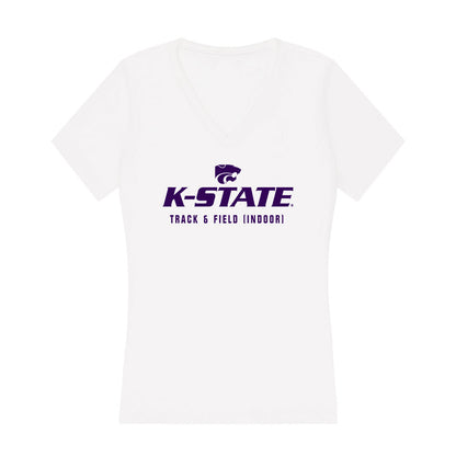 Kansas State - NCAA Women's Track & Field : Tamaiah Koonce - Women's V-Neck T-Shirt-0