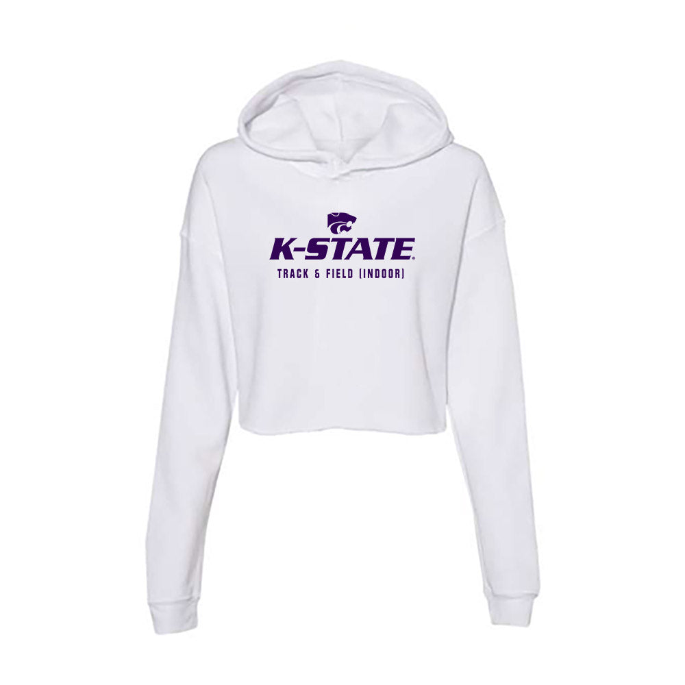 Kansas State - NCAA Women's Track & Field : Tamaiah Koonce - Women's Crop Fleece Hoodie-0