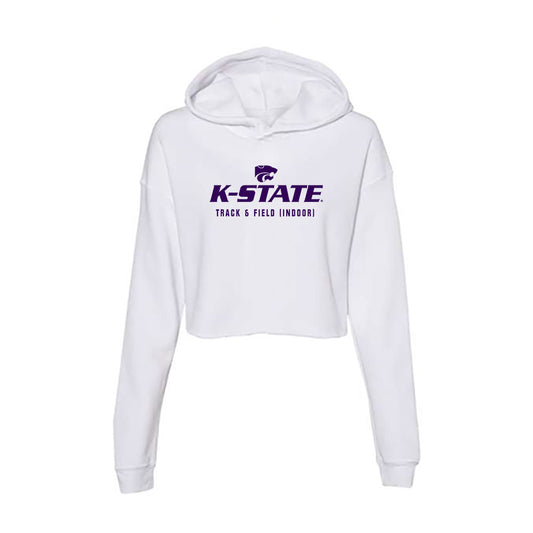 Kansas State - NCAA Women's Track & Field : Tamaiah Koonce - Women's Crop Fleece Hoodie-0