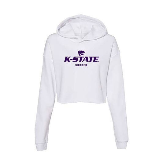 Kansas State - NCAA Women's Soccer : Alix Regier - Women's Crop Fleece Hoodie-0