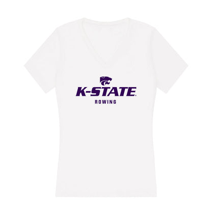 Kansas State - NCAA Women's Rowing : Sienna Pargiter-Walker - Women's V-Neck T-Shirt-0