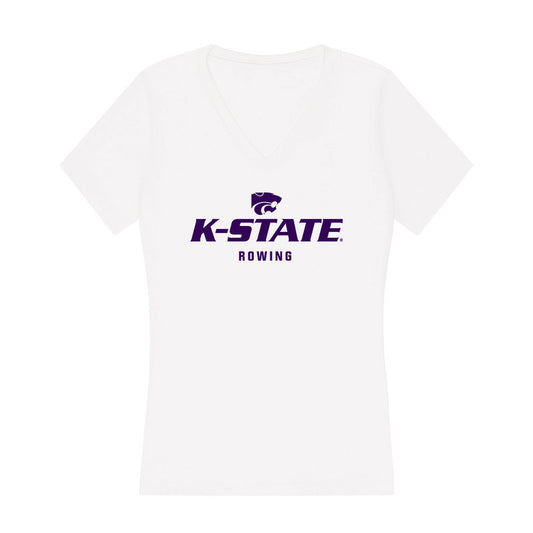 Kansas State - NCAA Women's Rowing : Sienna Pargiter-Walker - Women's V-Neck T-Shirt-0