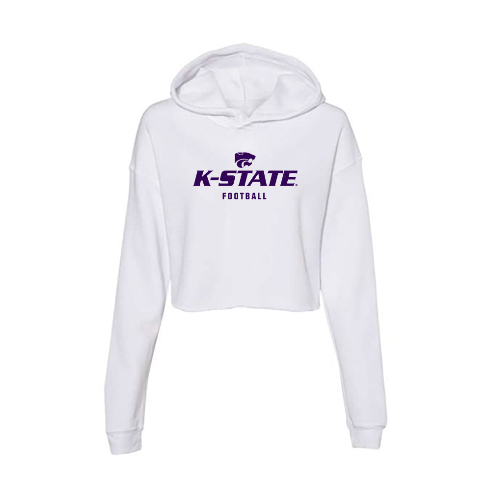 Kansas State - NCAA Football : RJ Collins - Women's Crop Fleece Hoodie-0