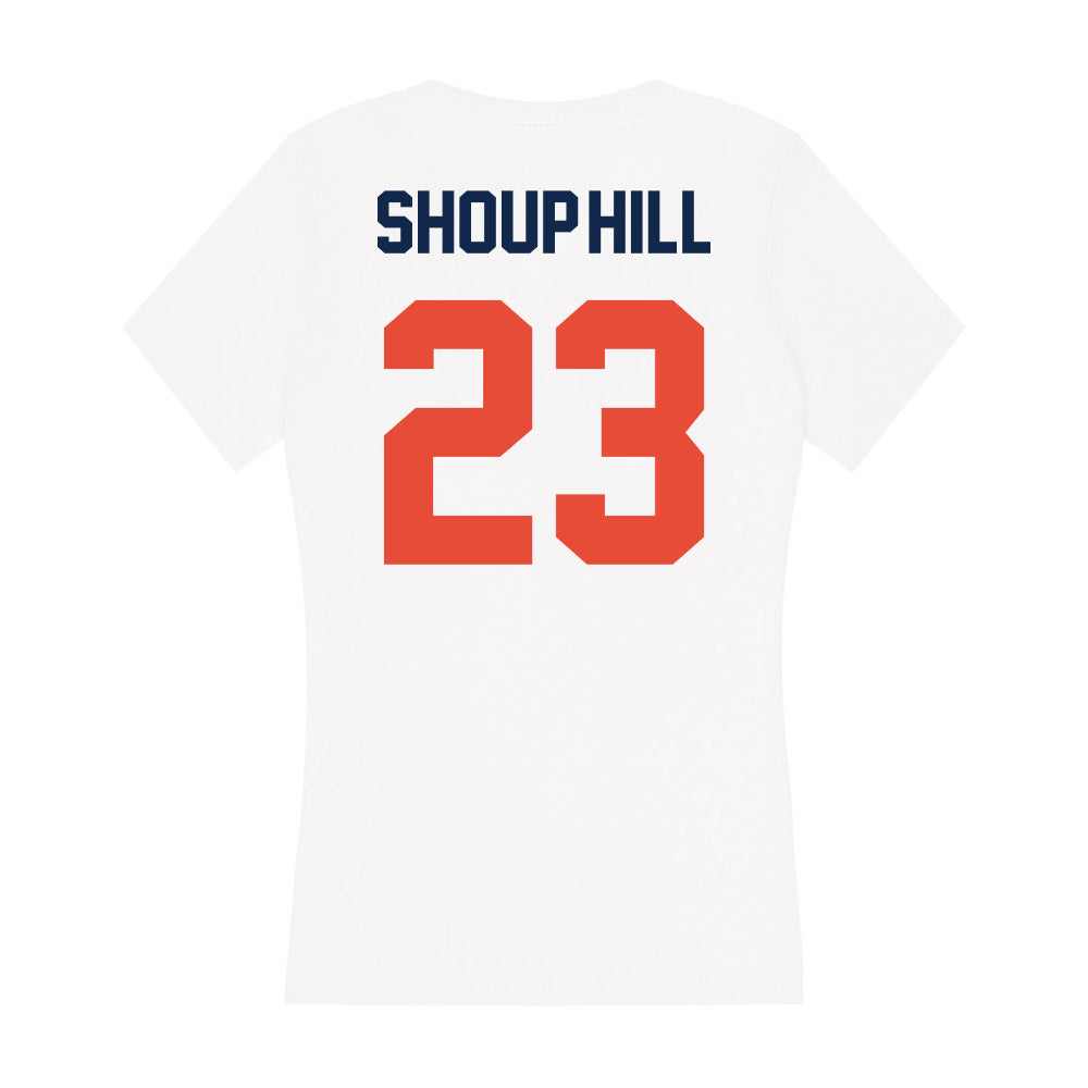 Illinois - NCAA Women's Basketball : Brynn Shoup-Hill - Women's V-Neck T-Shirt-1