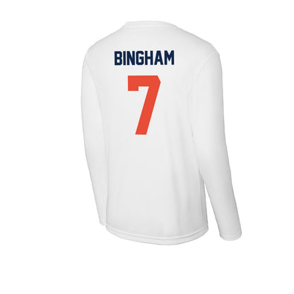 Illinois - NCAA Women's Volleyball : Sarah Bingham - Activewear Long Sleeve T-Shirt