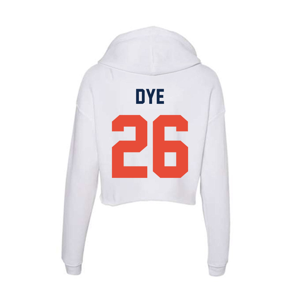Illinois - NCAA Baseball : Mitch Dye - Women's Crop Fleece Hoodie-1