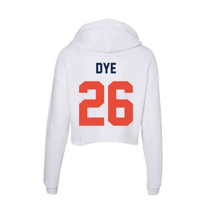 Illinois - NCAA Baseball : Mitch Dye - Women's Crop Fleece Hoodie-1