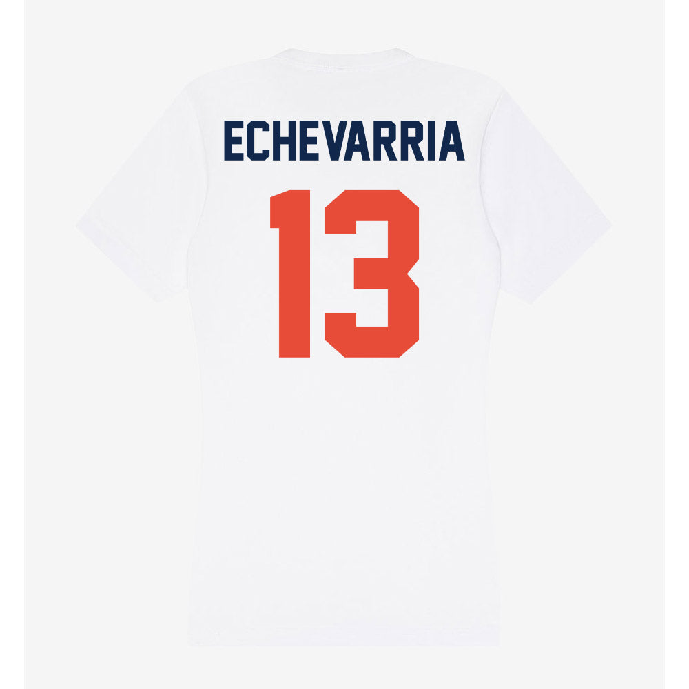 Illinois - NCAA Softball : Eden Echevarria - Women's V-Neck T-Shirt-1