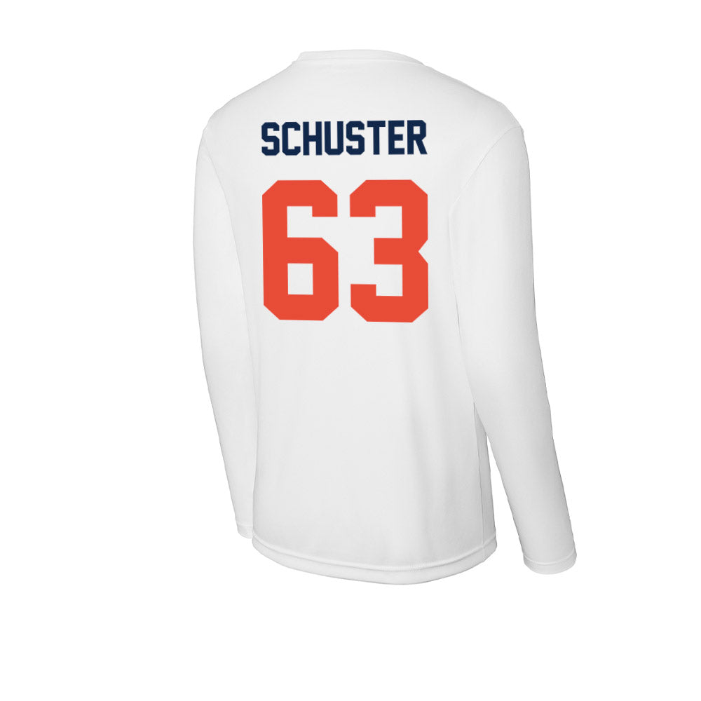 Illinois - NCAA Football : Dezmond Schuster - Activewear Long Sleeve T-Shirt-1