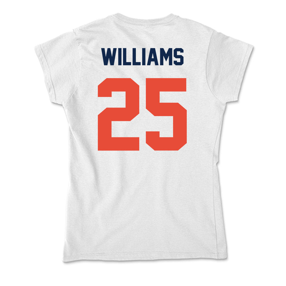 Illinois - NCAA Men's Basketball : Max Williams - Soft Style Women’s T-Shirt-1