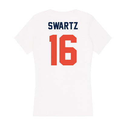 Illinois - NCAA Baseball : Jake Swartz - Women's V-Neck T-Shirt-1