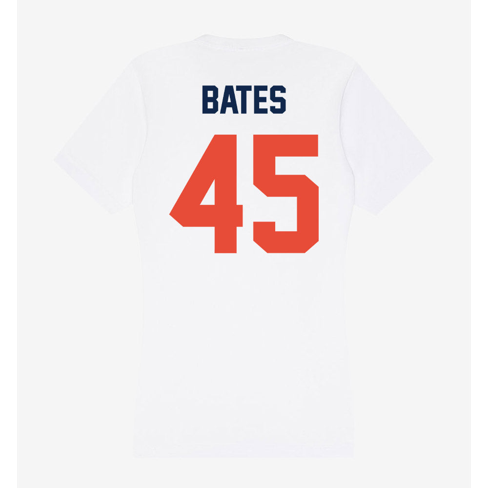 Illinois - NCAA Baseball : Zach Bates - Women's V-Neck T-Shirt-1