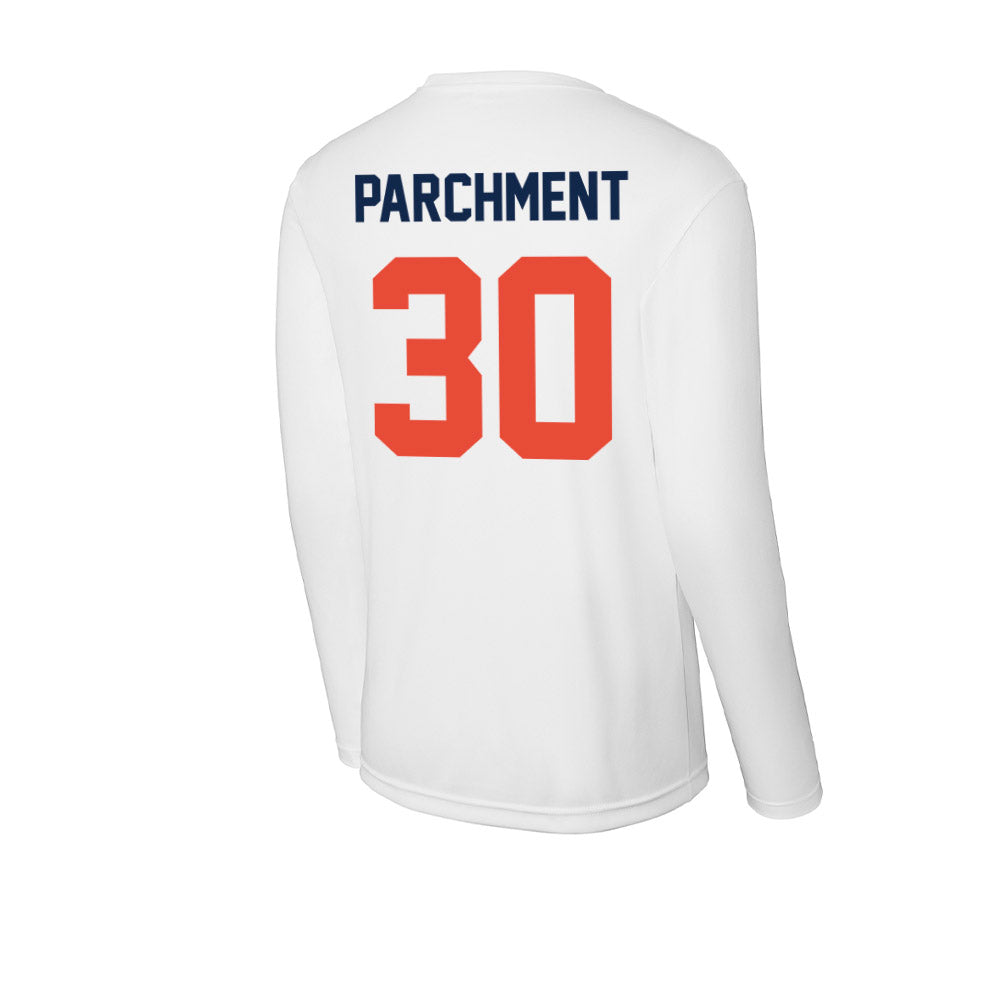Illinois - NCAA Women's Basketball : Cearah Parchment - Activewear Long Sleeve T-Shirt-1