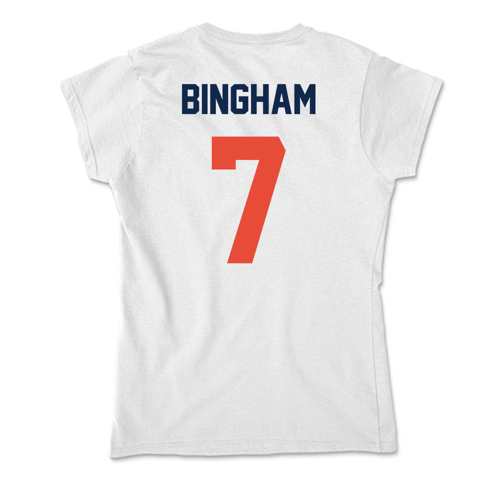 Illinois - NCAA Women's Volleyball : Sarah Bingham - Soft Style Women’s T-Shirt-1