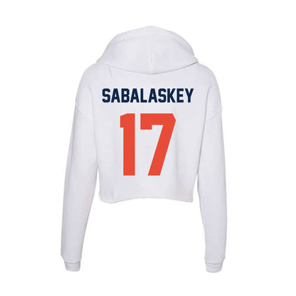 Illinois - NCAA Softball : Abby Sabalaskey - Women's Crop Fleece Hoodie-1
