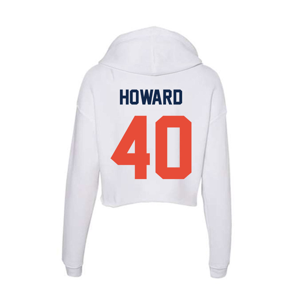 Illinois - NCAA Softball : Zoie Howard - Women's Crop Fleece Hoodie-1