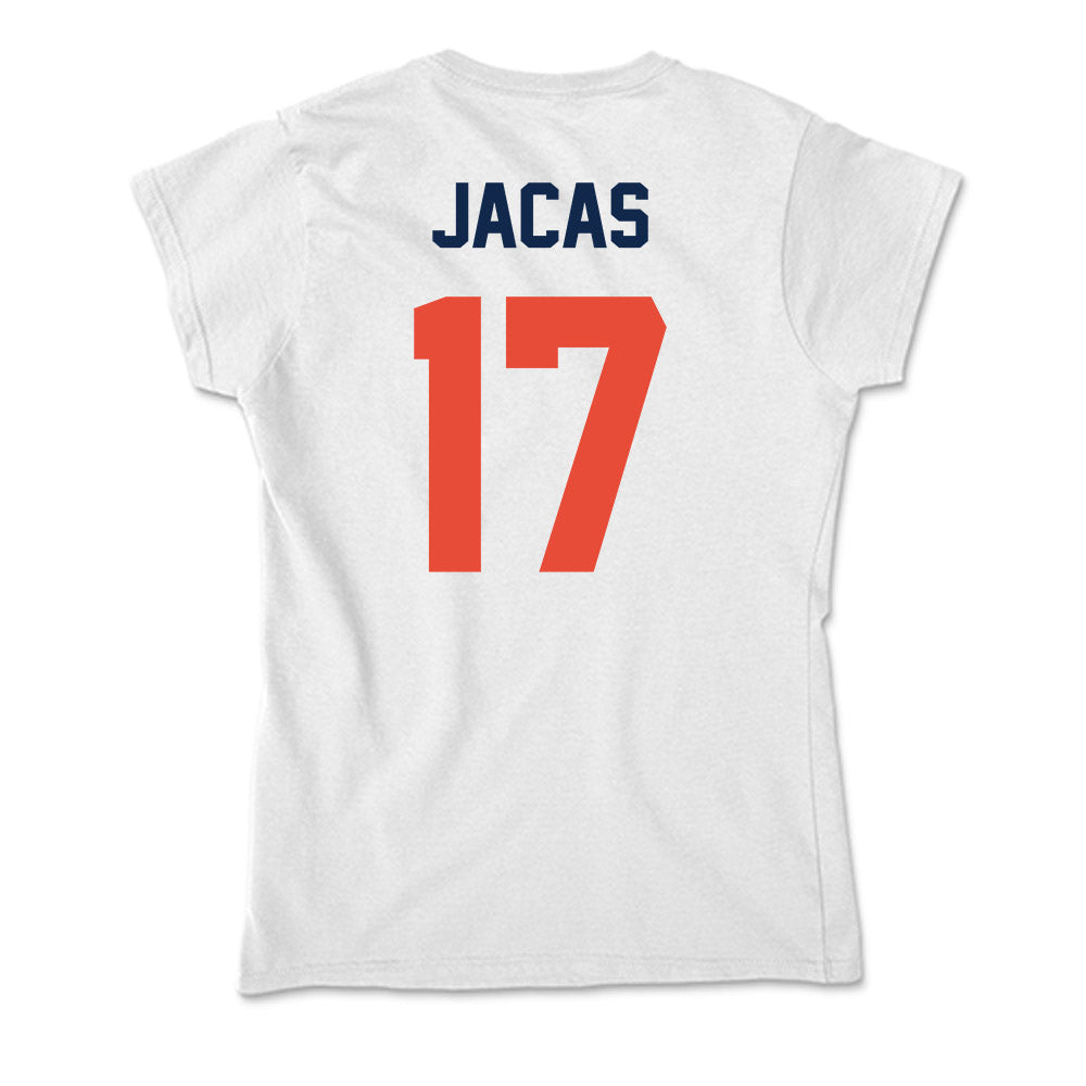 Illinois - NCAA Football : Gabe Jacas - Soft Style Women’s T-Shirt-1